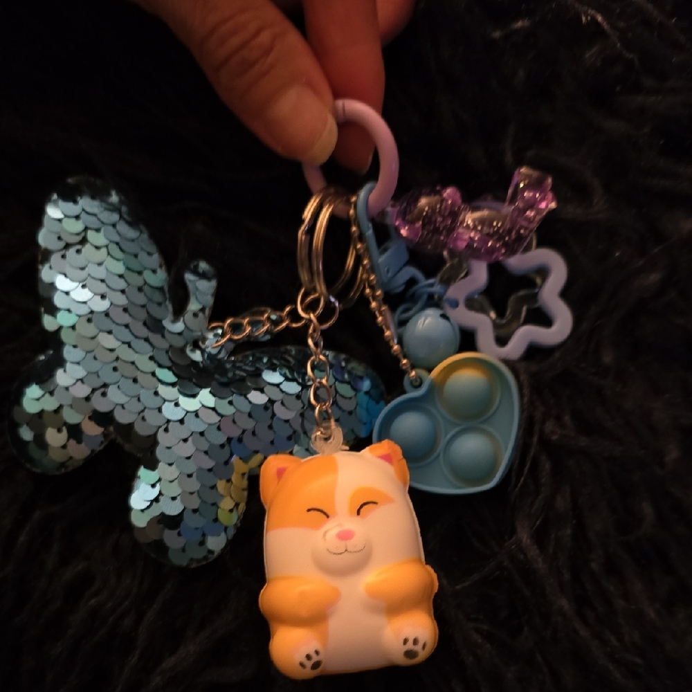 Kids Sensory Keychain ~ Backpack Zipper-pull